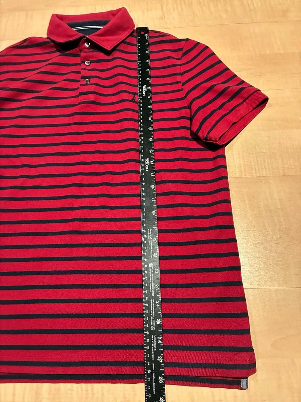 Nautica Men's Performance Deck Shirt Classic Fit Striped Polo Shirt - Picture 2 of 5